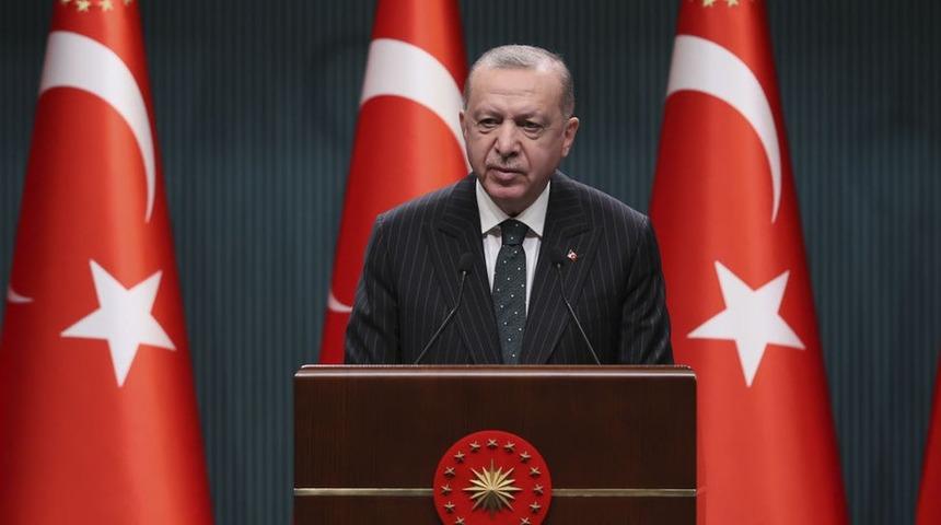 Cumhurbaşkanı Erdoğan: Ramazan'ın ilk iki haftasında kısmi kapanmaya ge&ccedil;iyoruz
