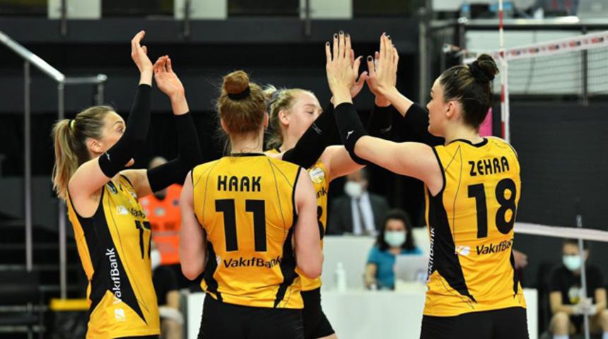 VakıfBank, final serisinde durumu 2-0'a getirdi