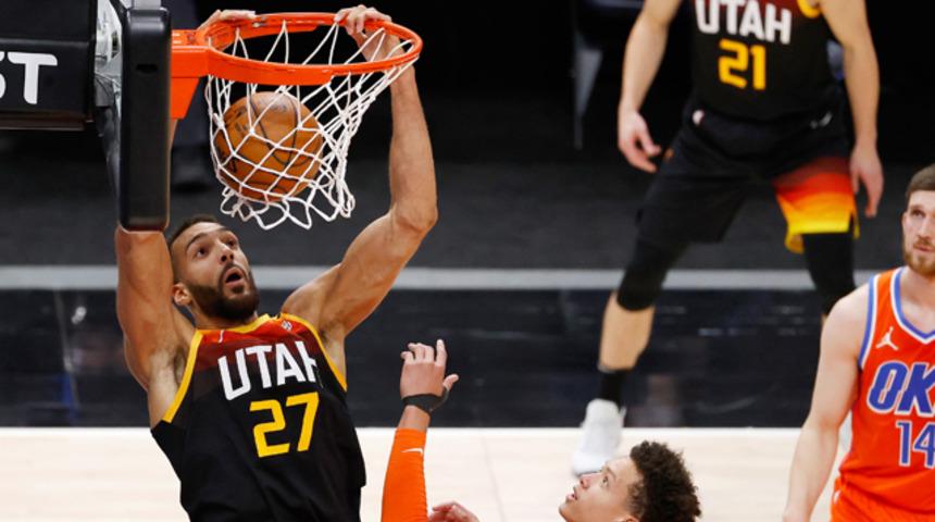 Utah Jazz evinde Oklahoma'yı mağlup etti