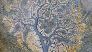 Yarışlı Gölü'nde oluşan doğa harikası hayran bıraktı