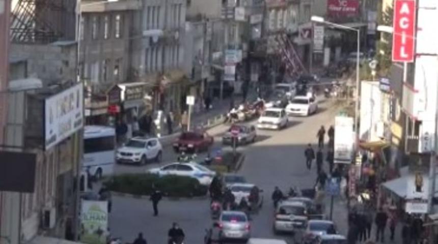 Şehir merkezindeki iftar kargaşasında polisli çözüm