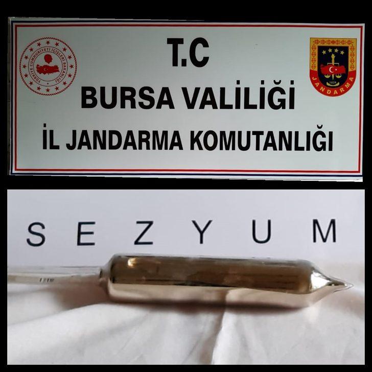 Bursa'da nükleer sanayide kullanılan sezyum olduğu değerlendirilen madde ele geçirildi G2