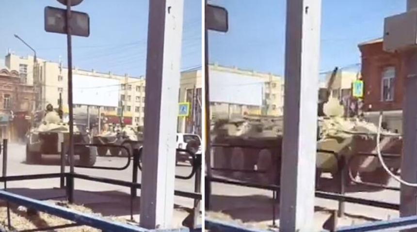 Rusya'dan yeni adım: Tanklara 'savaş boyası' sürüldü