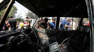 Bağdat'ta bomba yüklü araç patladı! Ölü ve yaralılar var