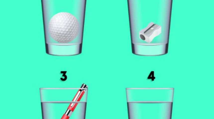 Beynin jimnastiğine ne dersiniz? Hangi bardakta daha çok su var?