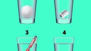 Beynin jimnastiğine ne dersiniz? Hangi bardakta daha çok su var?