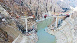 Türkiye’nin en yüksek ayaklı ikinci viyadüğü bitmek üzere