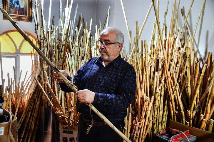 Gönül ateşiyle terbiyelediği kamışları ilahi aşkın sesine dönüştürüyor G1