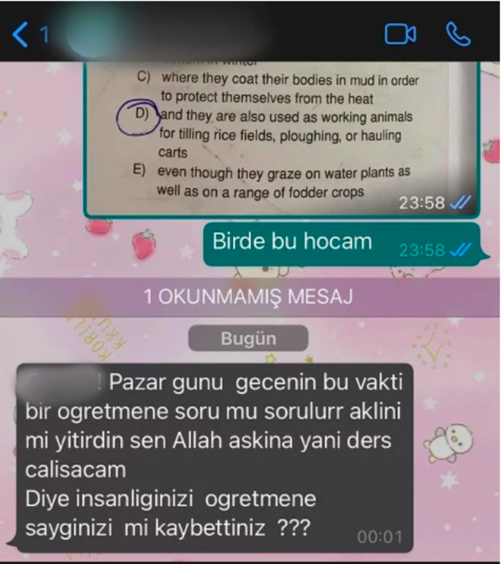Gece 12'de öğretmenine soru soran öğrenci ve öğretmen olayı ne? Sosyal medyada yorumlar yağdı... G2