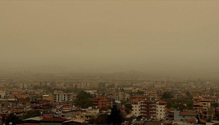 Meteoroloji'den Suriye kaynaklı toz taşınımı uyarısı! Yarın akşama kadar sürecek