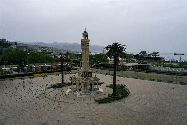 İzmir ve çevre iller Kovid-19 tedbirleri nedeniyle sessizliğe büründü G1