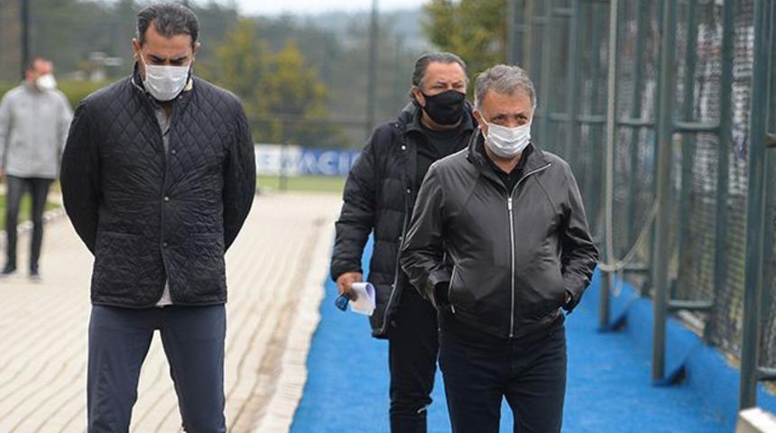 Ahmet Nur Çebi, Beşiktaş antrenmanını takip etti