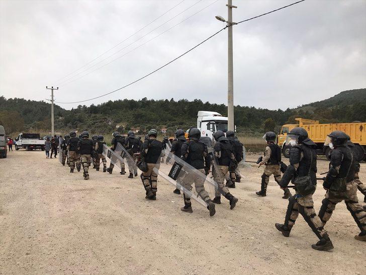 Muğla'da kaçak yapıların yıkımı sırasında gerginlik yaşandı G4