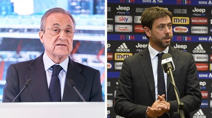 Avrupa S&uuml;per Ligi: İtalyan basınında g&ouml;re Real Madrid ve Juventus başkanları Ocak'ta projeye son şeklini verdi