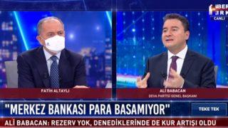 Ali Babacan'dan Berat Albayrak açıklaması: Boş koltuk bile ülkeye kazandırdı