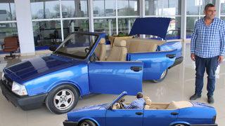 Hurda otomobil, üstü açık lüks otomobile döndü: '700 bin TL bile verseler bile satmam'