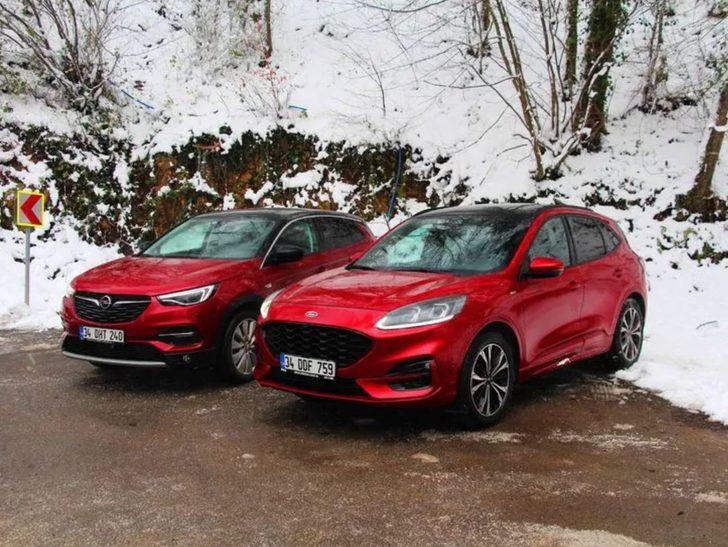 Yeni 2021 Ford Kuga 1.5 Ecoblue AT8 vs 2021 Opel Grandland X 1.5 AT8 tarafını Seç!