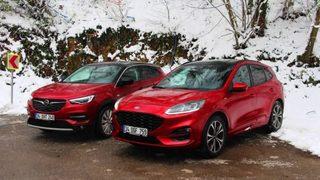 Yeni 2021 Ford Kuga 1.5 Ecoblue AT8 vs 2021 Opel Grandland X 1.5 AT8 tarafını Seç! 