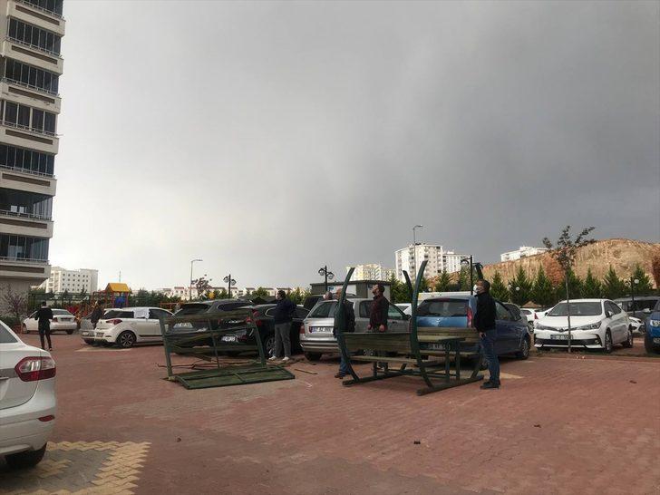 Gaziantep'te rüzgar hasara neden oldu G1