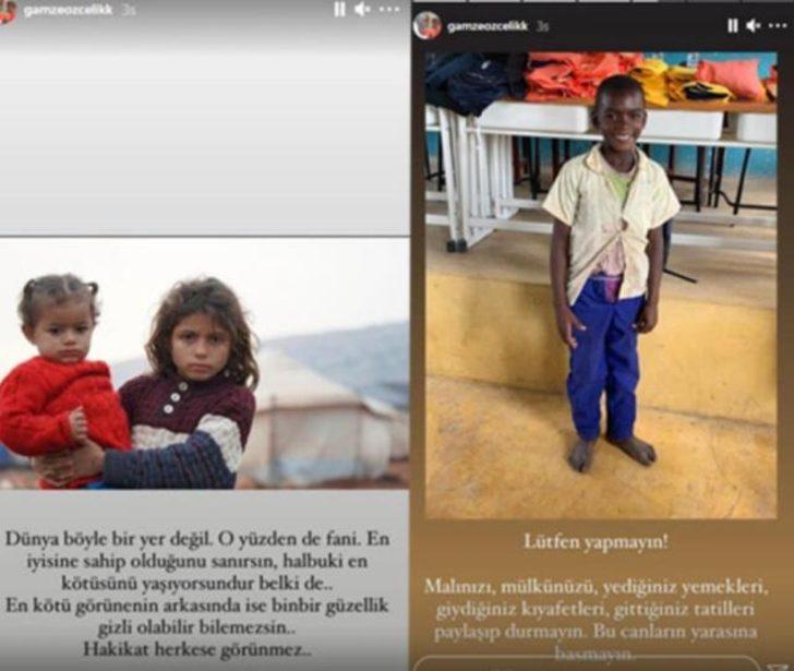 Kendini yardım işlerine adayan Gamze Özçelik’in Şeyma Subaşı’na göndermesi olay  oldu G3