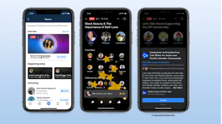 Facebook Clubhouse ile rekabet edecek