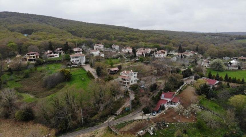 İstanbul’un 600 yıllık köyü havadan görüntülendi! Tarihi dokusu görenleri hayran bıraktı
