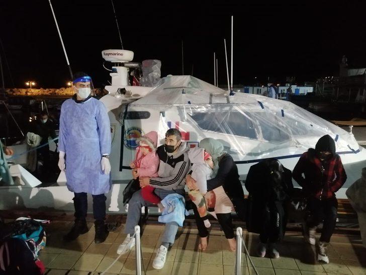 Çanakkale açıklarında Yunanistan unsurlarınca geri itilen 101 düzensiz göçmen kurtarıldı G2