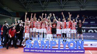 Efeler Ligi’nde şampiyon Ziraat Bankkart