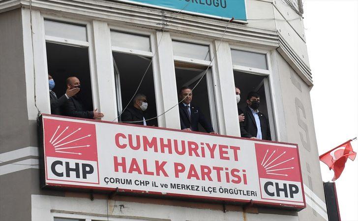CHP Çorum İl Başkanlığından hırsızlık güvenlik kamerasına yansıdı G3