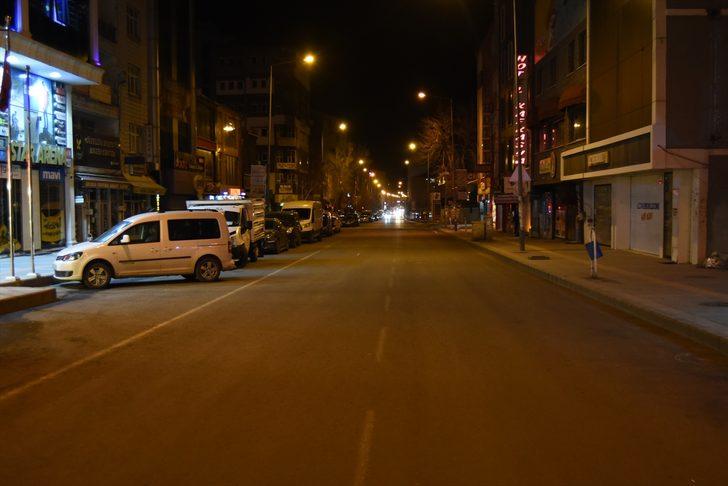 Doğu Anadolu'da sokağa çıkma kısıtlamasıyla cadde ve sokaklar sessizliğe büründü G1