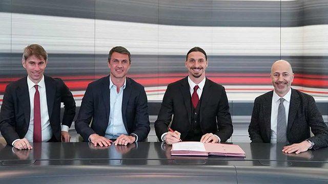 Zlatan Ibrahimovic Milan ile sözleşmesini uzattı