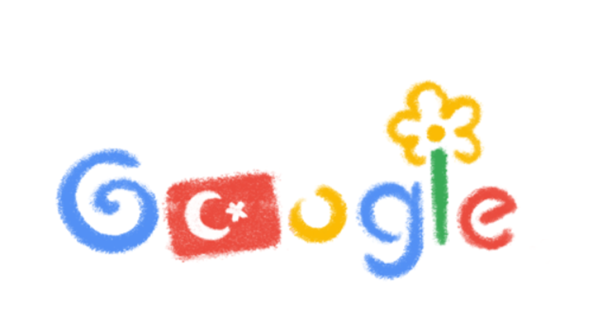 Google'dan 23 Nisan Ulusal Egemenlik ve Çocuk Bayramı’na özel doodle