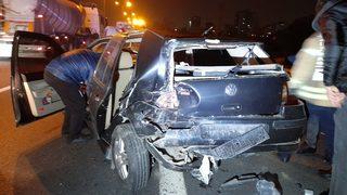 TEM Otoyolu'nda zincirleme kaza: 7 yaralı