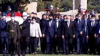 Ankara'da 23 Nisan coşkusu! Devlet erkanı Anıtkabir'de