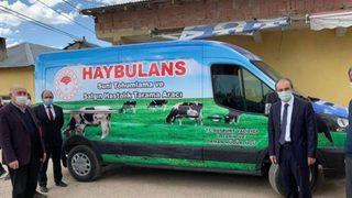 Bayburt’ta hayvan ambulansı haybulans hizmete girdi