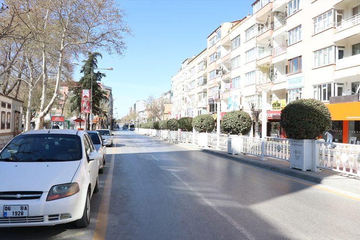 İç Anadolu'da şehirler, sokağa çıkma kısıtlaması ile sessizliğe büründü G1