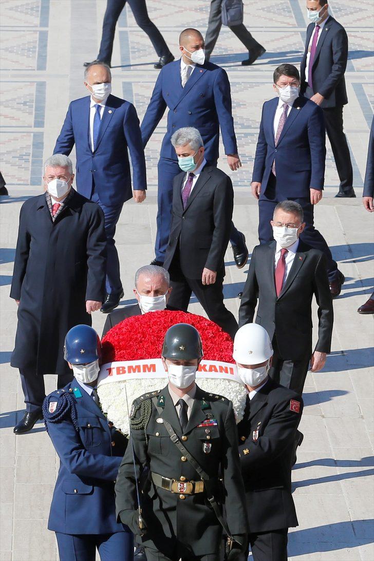 TBMM'nin açılışının 101. yıl dönümü dolayısıyla Birinci Meclis'te tören düzenlendi G1