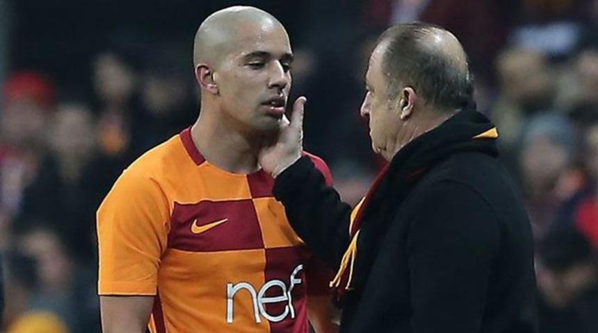 Feghouli ve Fatih Terim arasında gerginlik!