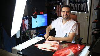 Muğla'da bir doktor 9 bin 600 parçalık legodan Atatürk portresi yaptı