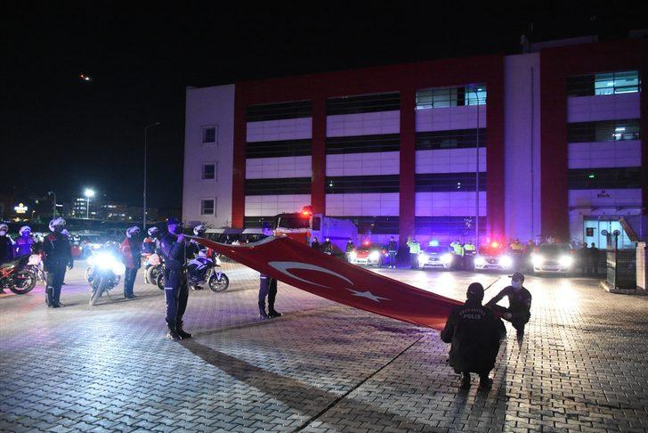 Malatya'da polis ekipleri, 23 Nisan Ulusal Egemenlik ve Çocuk Bayramı’nı konvoyla kutladı G1