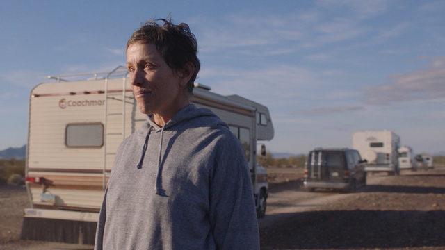 Frances McDormand'in başrolünde olduğu Nomaland En İyi Film Oscarı'na aday.