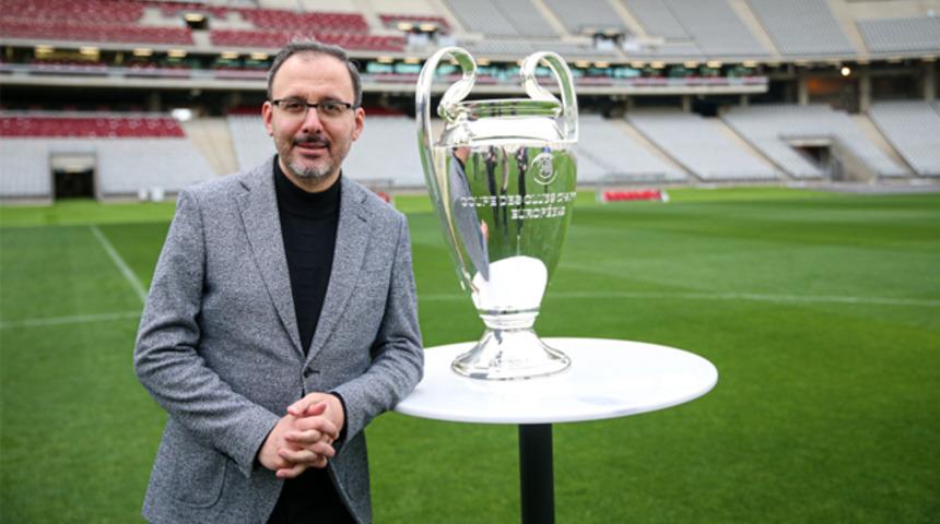  Bakan Kasapoğlu: UEFA Şampiyonlar Ligi finaline hazırız