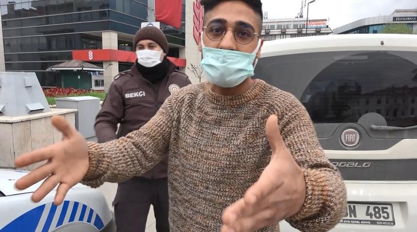 Bakın ne için dışarı çıkmış! "Turistim, çifte vatandaşım" dedi, belge gösteremeyince ceza yedi