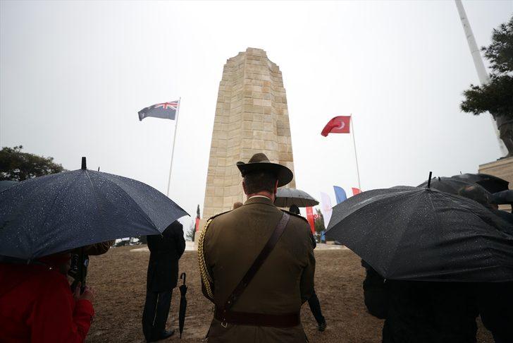 Çanakkale Kara Savaşları'nın 106. yılı dolayısıyla Yeni Zelanda Anıtı'nda tören düzenlendi G3