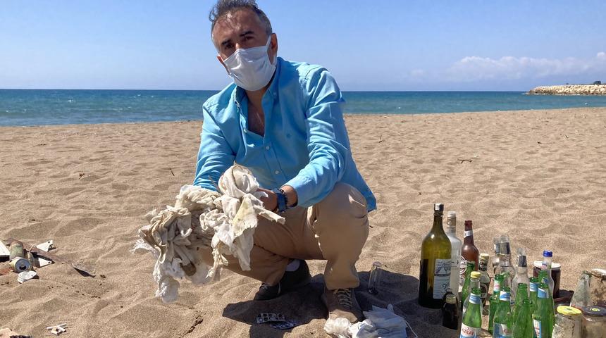 Sahilde onlarcasına rastlandı! Islak mendil tehlikesi: Bulaş riskini artırıyor