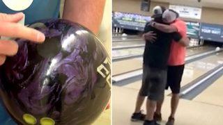 Babasının küllerini topa koydurttu, rekor kırdı!