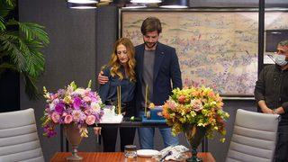 Menajerimi Ara ekibinden Canan Ergüder ve Serhat Teoman'a uğurlama