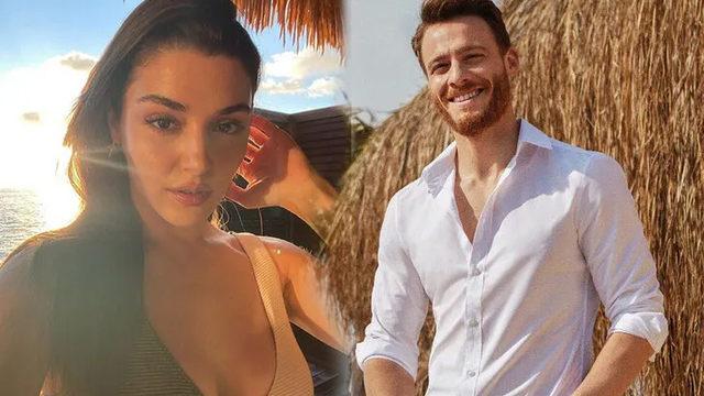 Hande Erçel ve Kerem Bürsin aşk mı yaşıyor! İlk defa el ele görüntülendiler