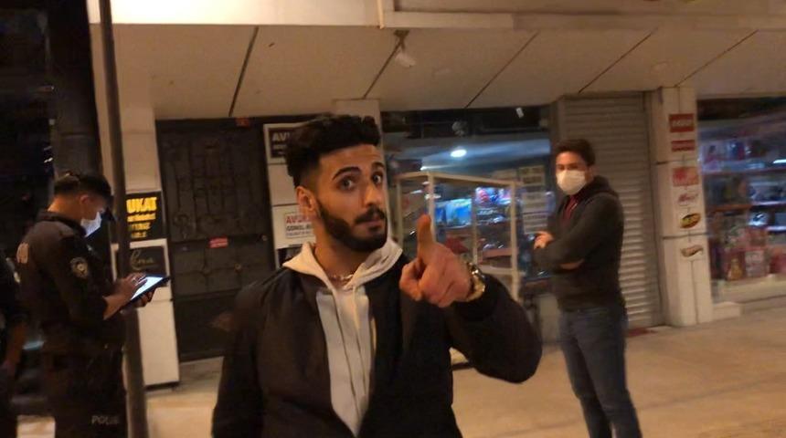 Kavgaya karışan şahıs gazetecilere saldırıp, karşı tarafa tehditler savurdu