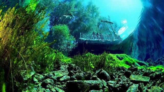 “Kesin korunacak hassas alan”  ilan edilen doğal akvaryum Gökpınar Gölü’nde, turizm için hazırlıklar hızlandırıldı